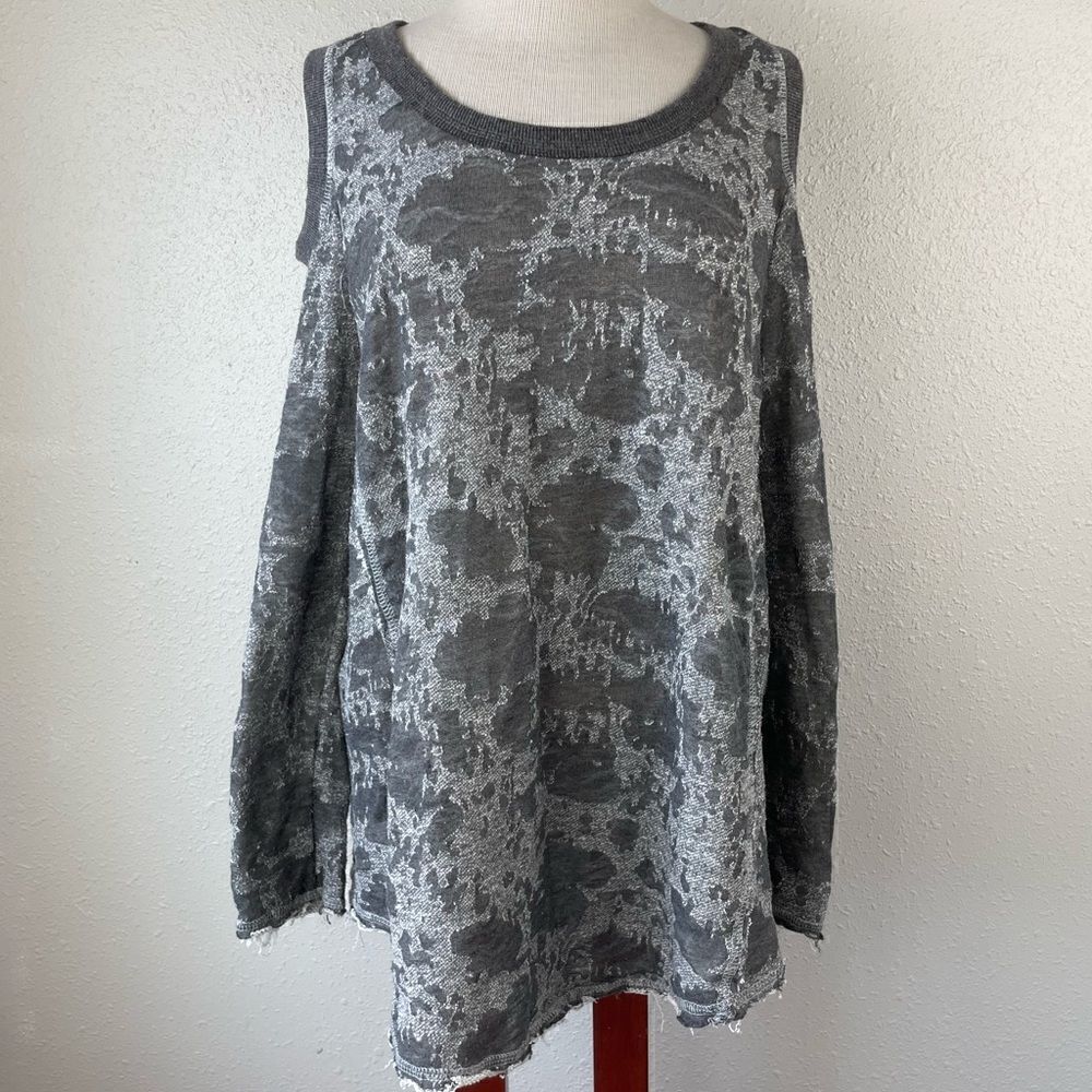 Vintage Shauana Cold Shoulder Sweatshirt Size L EUC